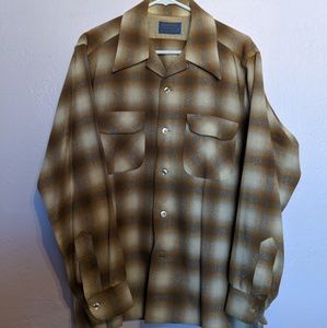 Pendleton Shirts - Vintage Pendleton Button Up Plaid Shirt - Large Pendleton Shirts - Vintage Pendleton Button Up Plaid Shirt - Large